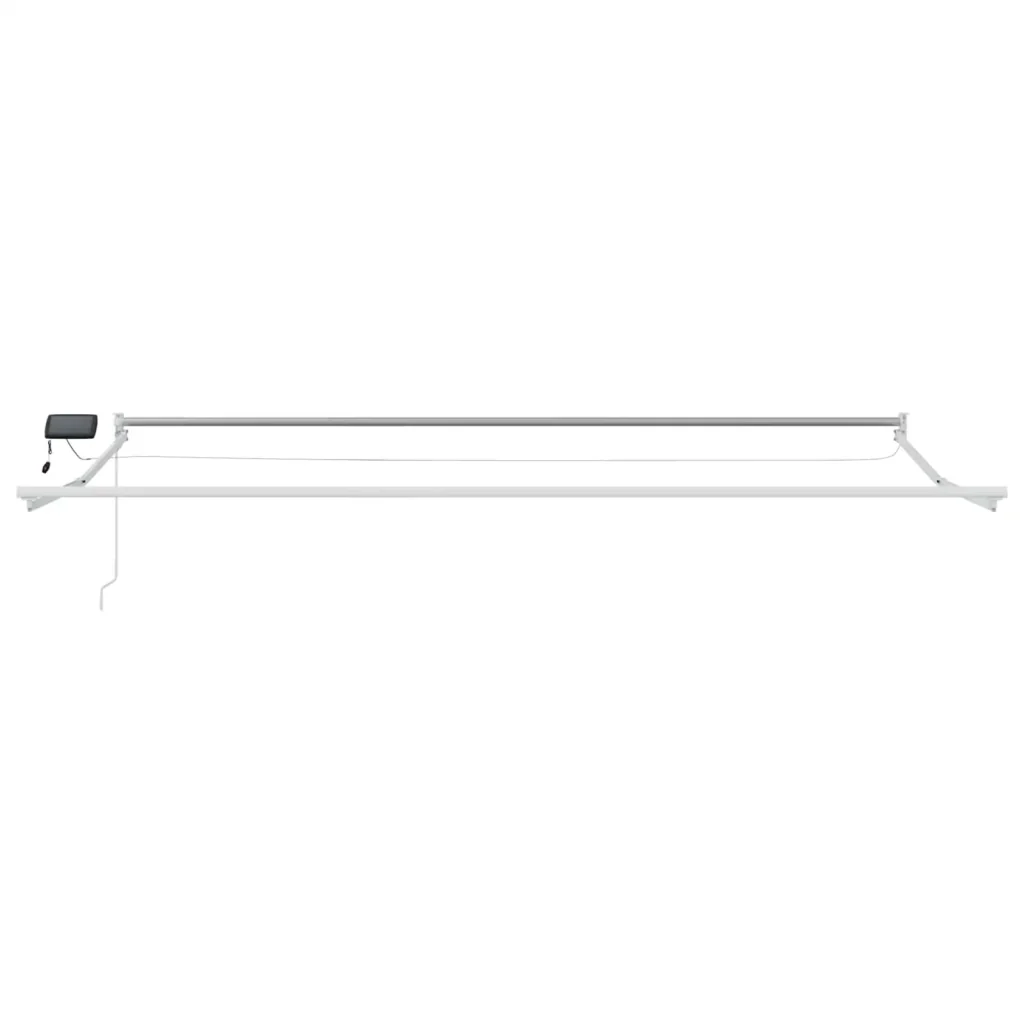 Tenda retrattile manuale con LED Verde e Bianco 5 x 3 m 3419340 - Image 7