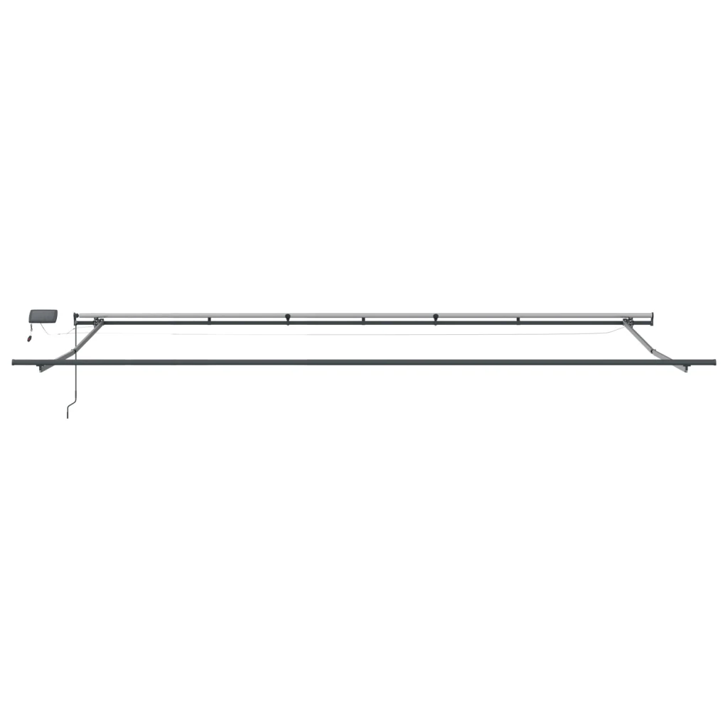 Tenda Retrattile Manuale  con LED Verde e Giallo 600x300 cm - Image 7