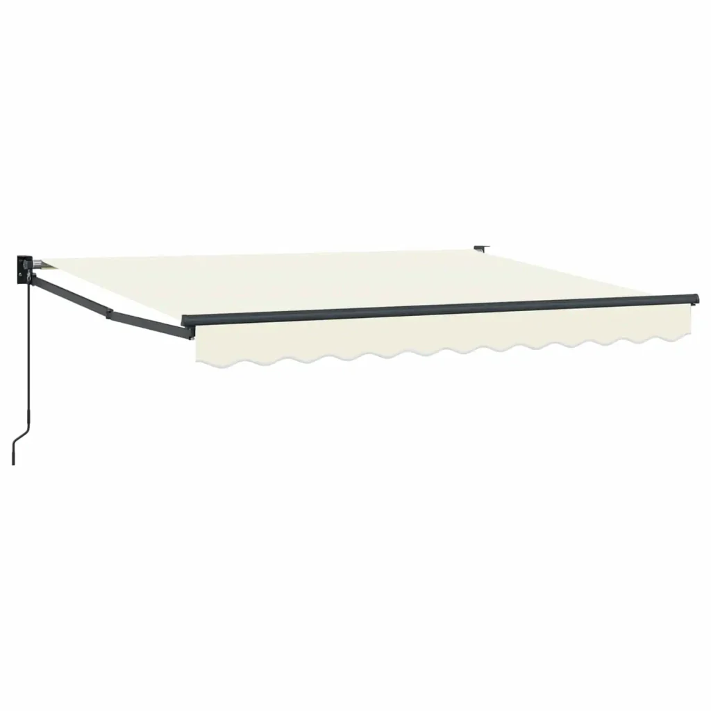 Tenda retrattile Crema 3,5 x 2 m 100% Poliestere e Alluminio 3419057 - Image 2