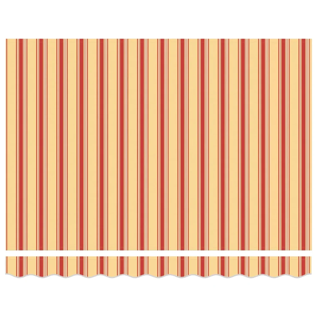 Tenda retrattile Giallo, Arancione e Bianco 3,5 x 2 m 3419064 - Image 6