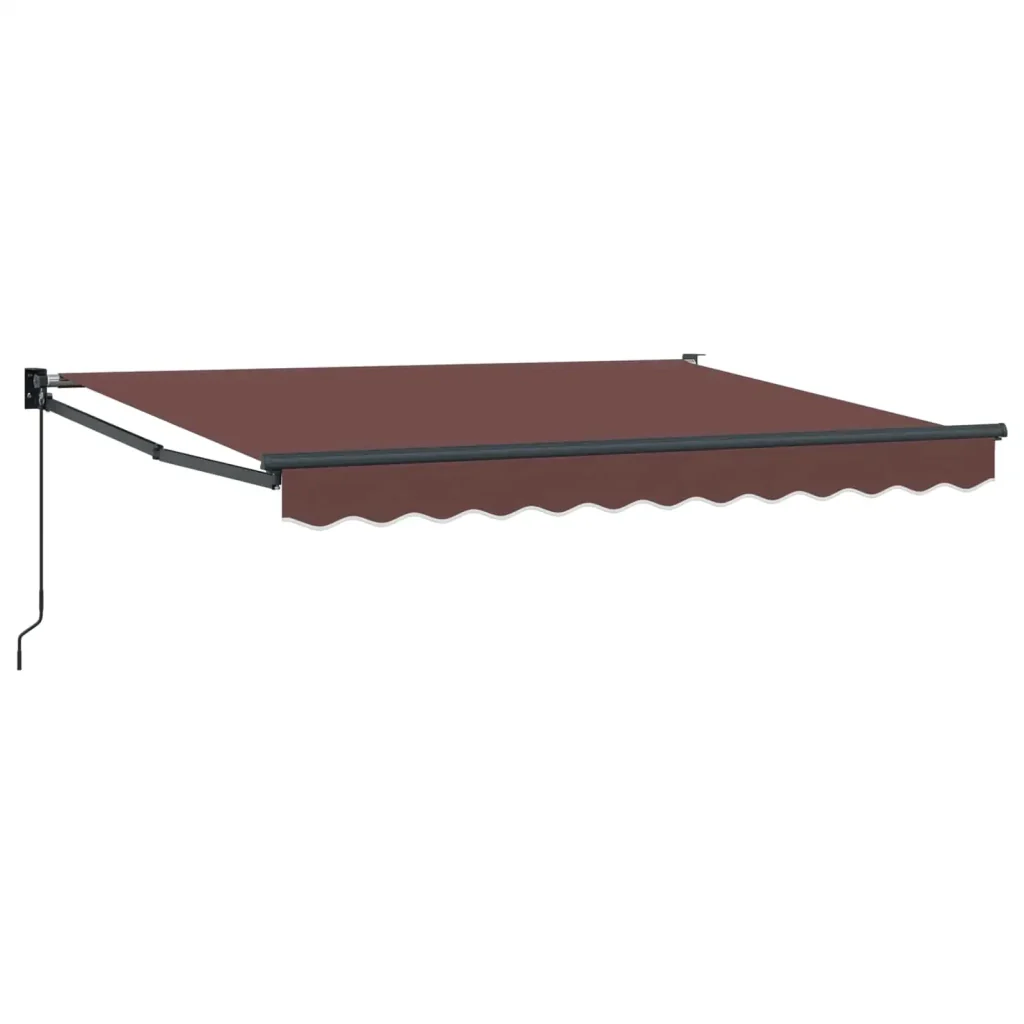 Tenda retrattile Marrone 3,5 x 2 m 100% Poliestere e Alluminio 3419062 - Image 2