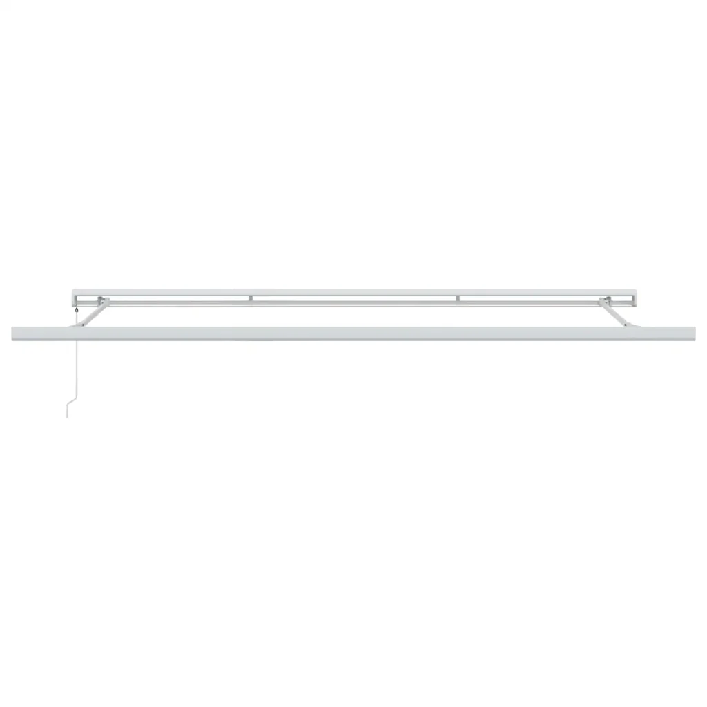 Tenda retrattile Verde e Bianco 500 × 300 cm Tela e Alluminio 3331471 - Image 2