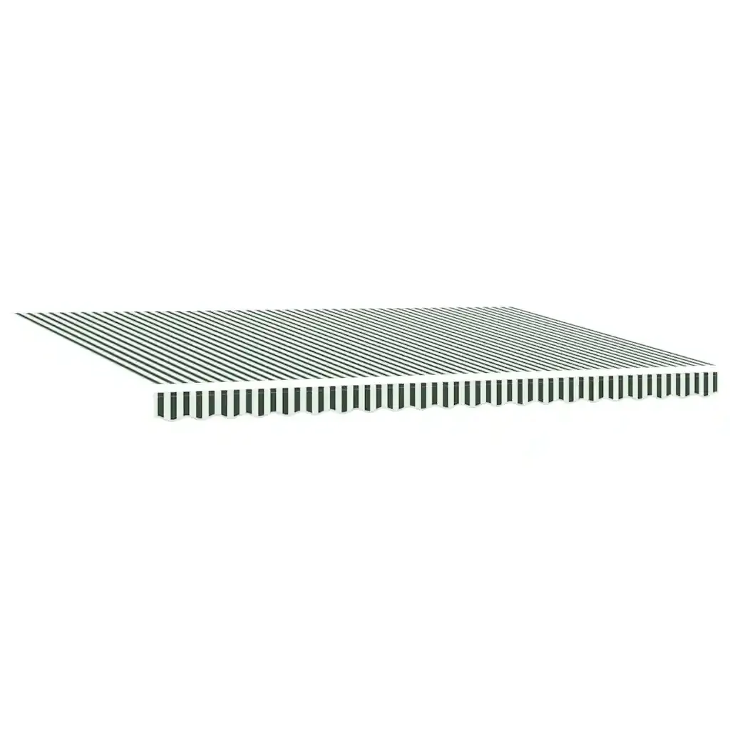 Tenda retrattile Verde e Bianco 500 × 300 cm 3331467 - Image 4