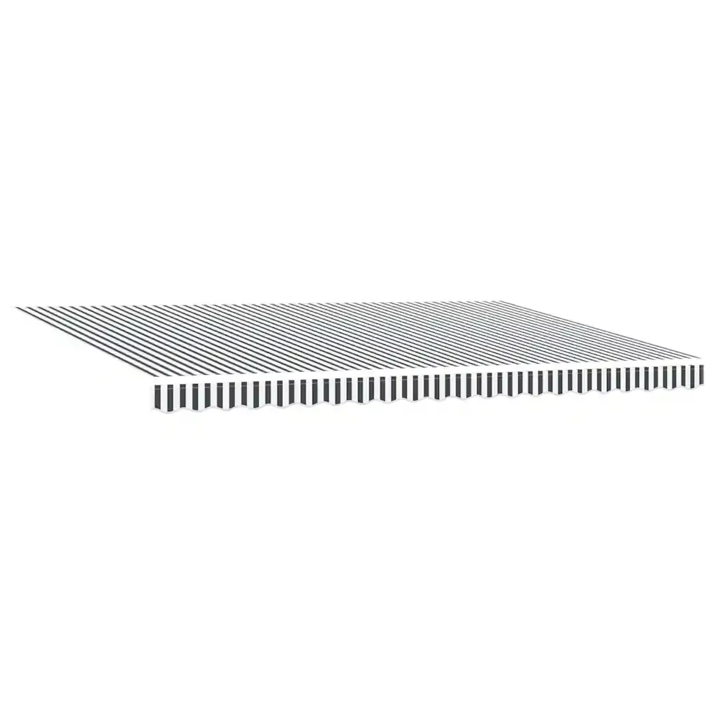 Tenda Sole Retrattile Automatica Antracite e Bianco 500x300 cm 3310240 - Image 4