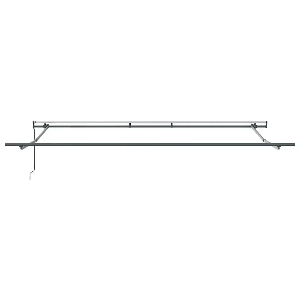 Tenda Sole Retrattile Automatica Antracite e Bianco 500x300 cm 3310240 - Image 7