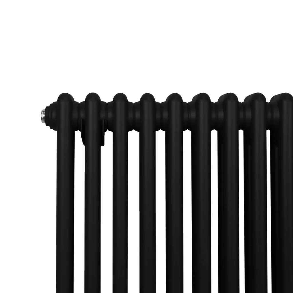 Termosifone Radiatore a 2 colonne per riscaldamento centralizzato Nero 60 x 119cm - Image 6