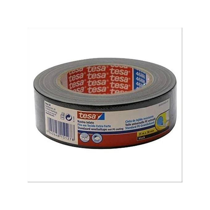 Tesa 56359-00000-00 Nastro Adesivo in Tela Plastificata 38mm x 25m colore Nero - Image 3