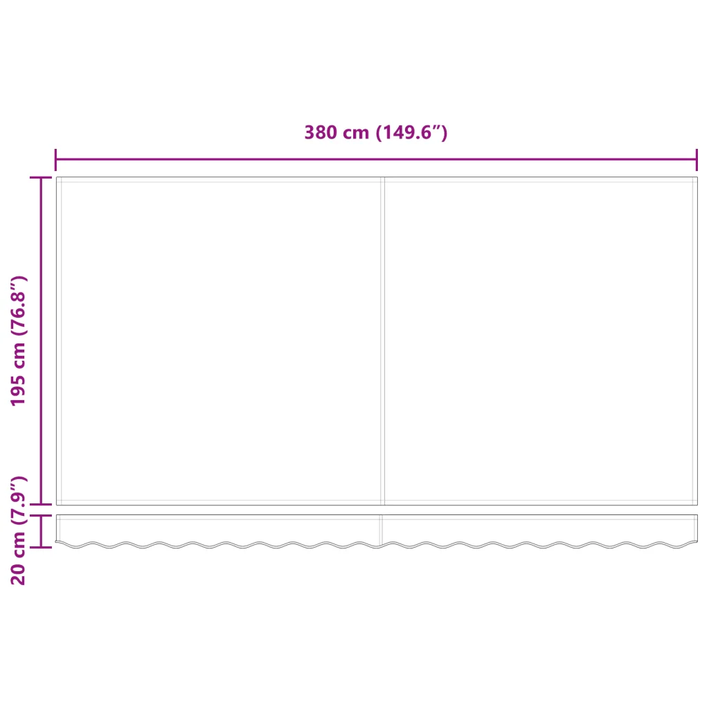 Tessuto di ricambio per tenda per telaio 4x2 m grigio chiaro - Image 8