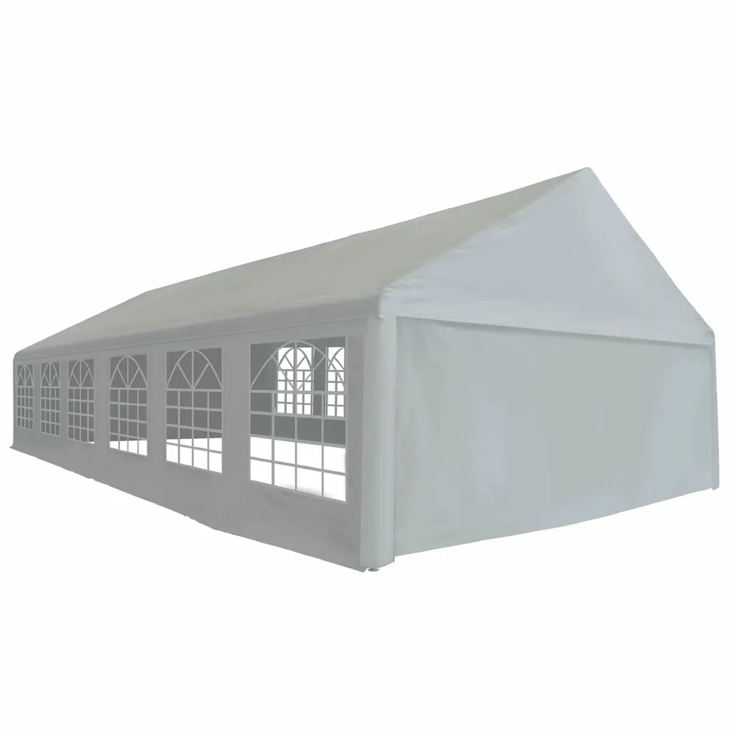 Tessuto per tenda senza struttura Grigio 12 x 6 m PE