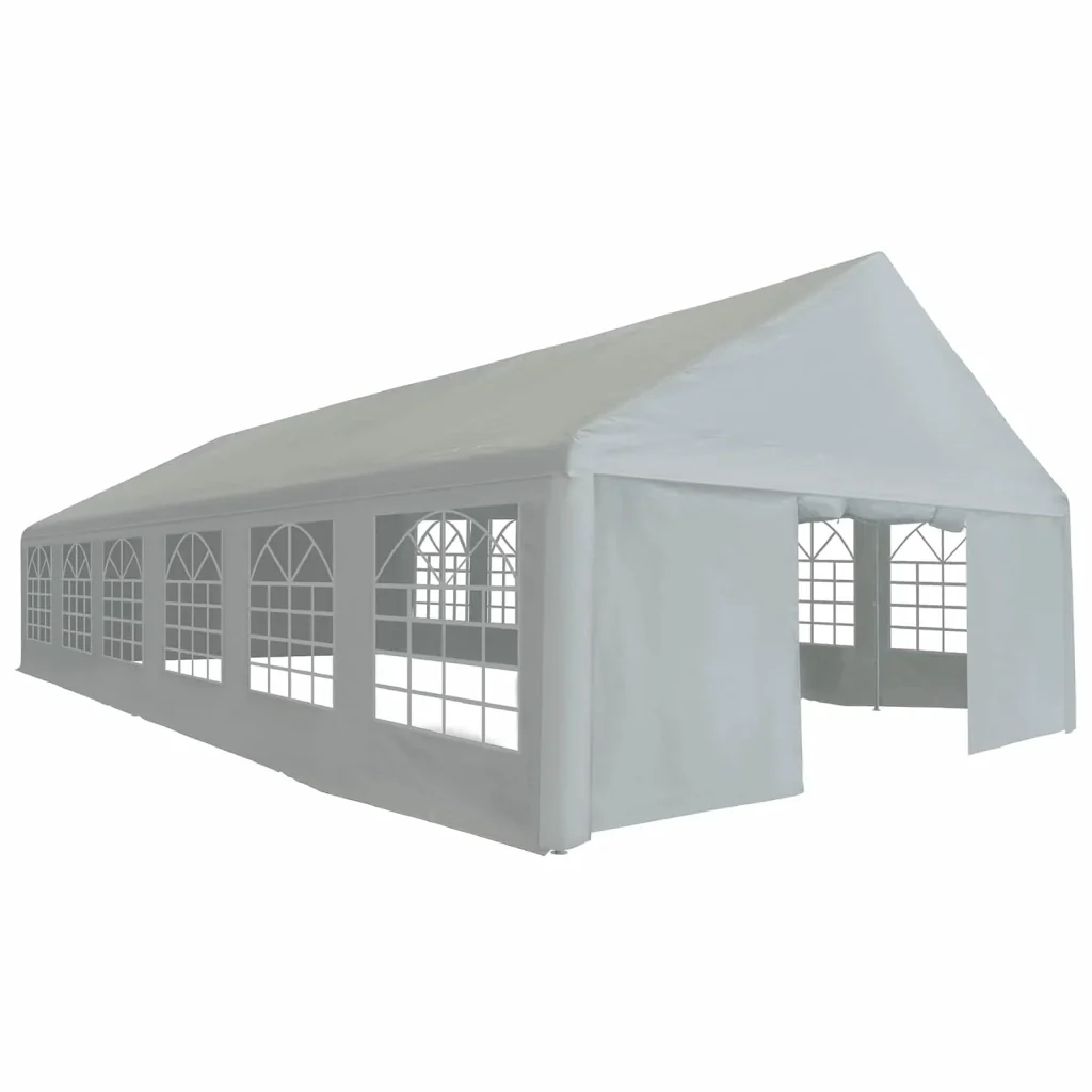 Tessuto per tenda senza struttura Grigio 12 x 6 m PE - Image 2