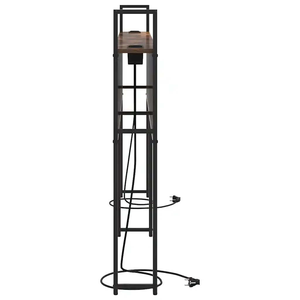 Testiera con Stazione di Carica e Storage Rovere fumo 859827 - Image 6