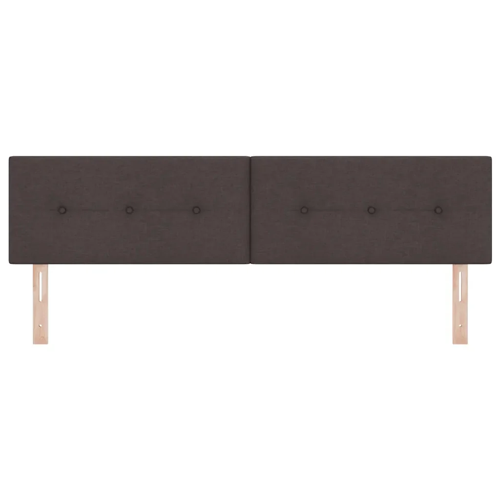 Testiera LED con strisce LED Marrone Scuro 180 cm Tessuto 3338151 - Image 5