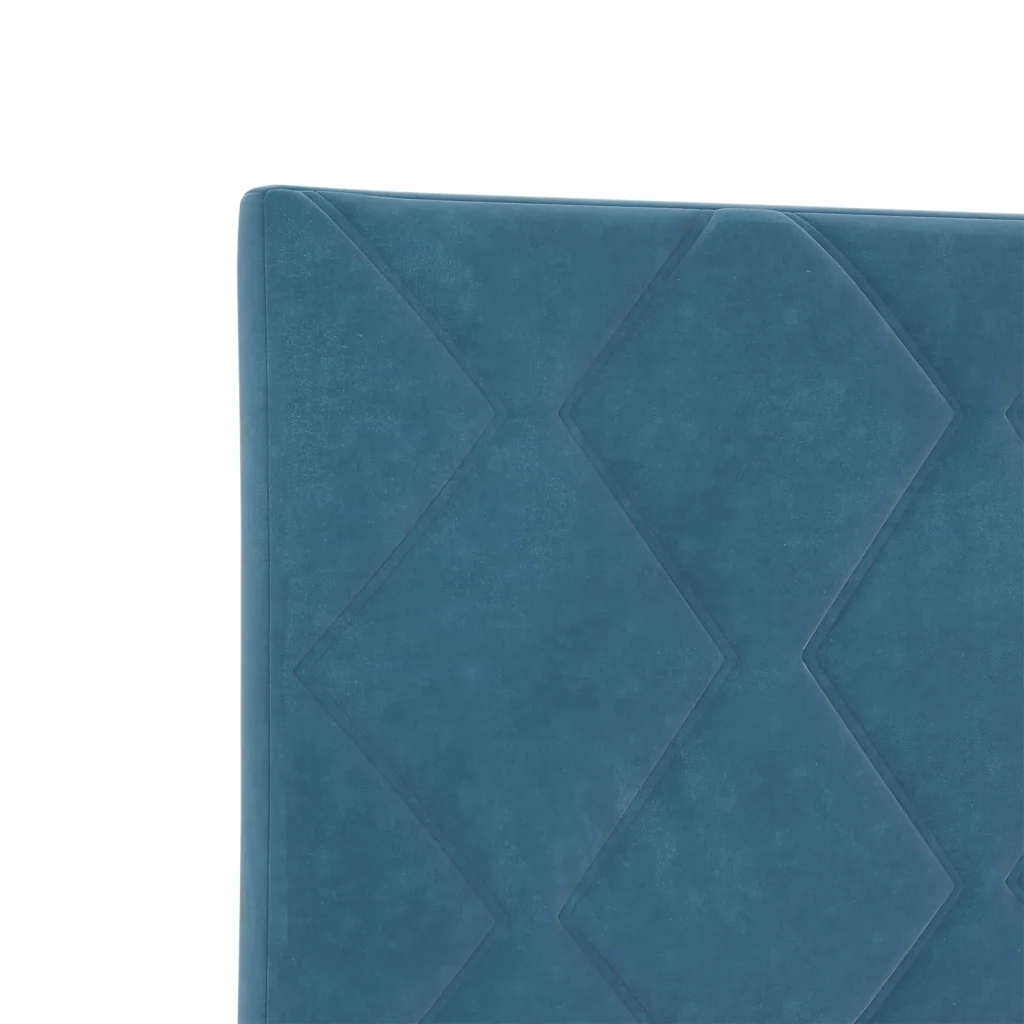 Testiera Design a Blocchi di Diamante Blu Scuro 180 cm Velluto - Image 7
