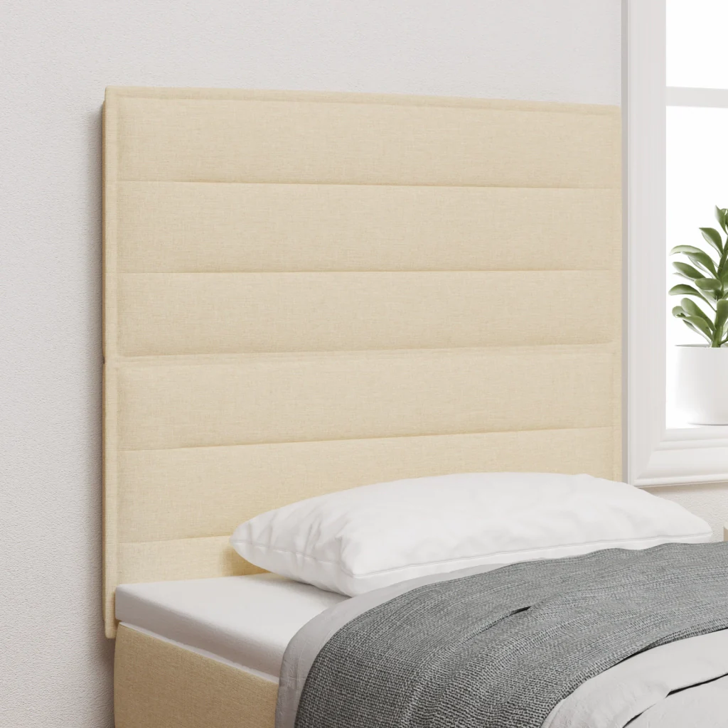Testiera Design Linee Panna 90 cm Tessuto