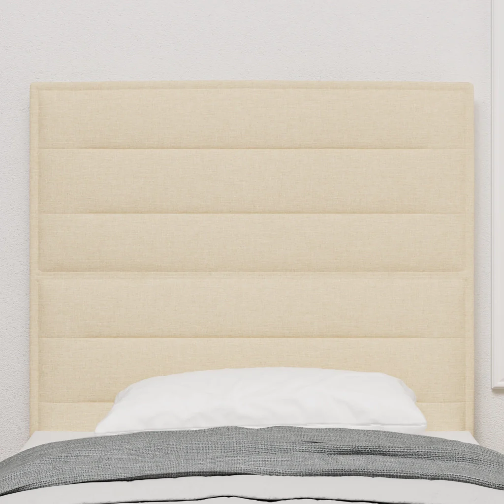Testiera Design Linee Panna 90 cm Tessuto - Image 3