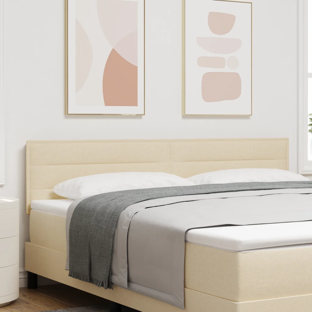 Testiera Design Lines Crema 180 cm Tessuto