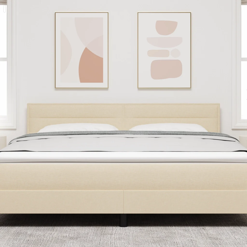 Testiera Design Lines Crema 180 cm Tessuto - Image 3