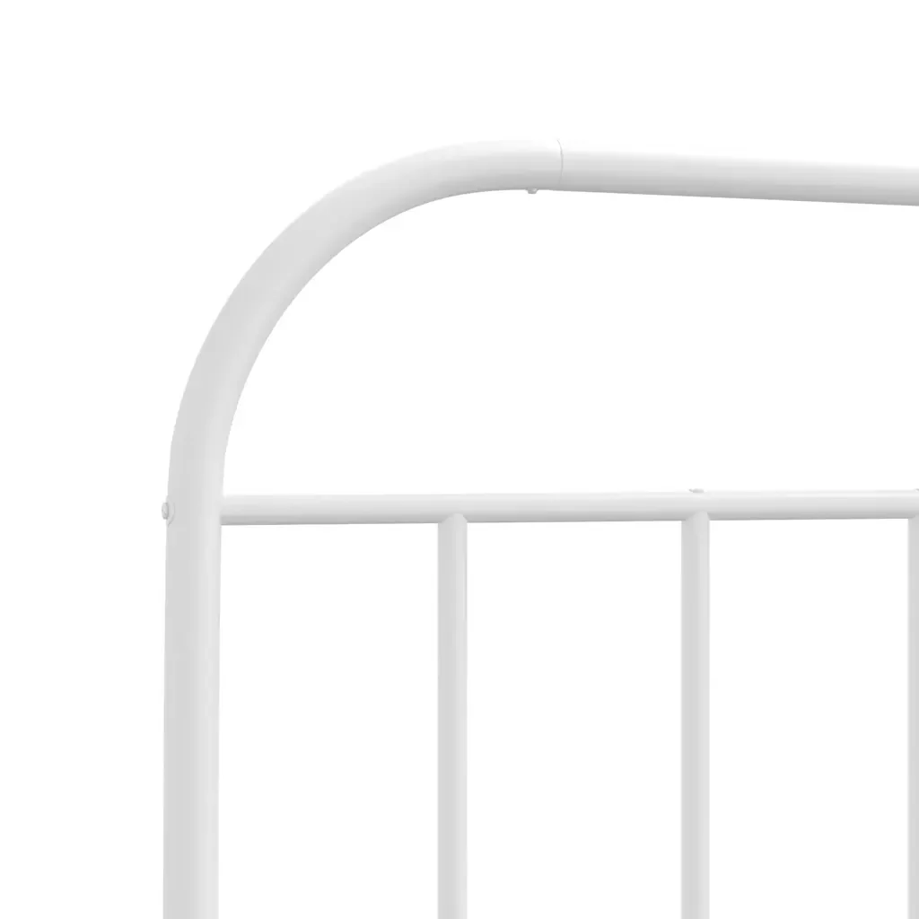 Testiera di Ricambio in Metallo Bianco 150 cm 353718 - Image 6