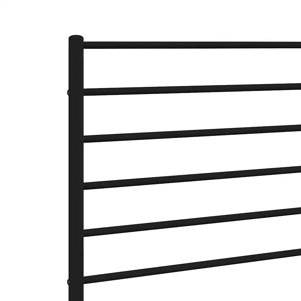 Testiera di Ricambio in Metallo Nero 100 cm 352348 - Image 6