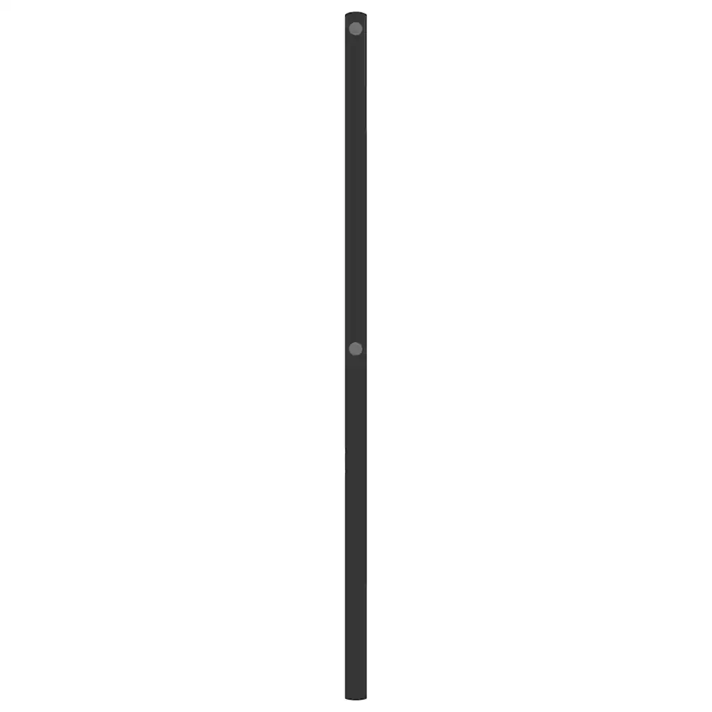 Testiera di Ricambio in Metallo Nero 150 cm 373725 - Image 5
