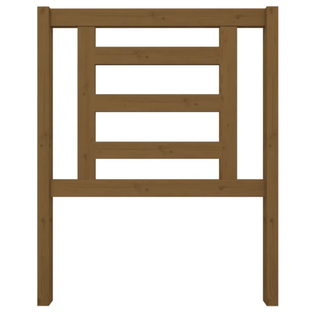 Testiera per Letto ambra 81x4x100 cm in Legno Massello di Pino 818798 - Image 3