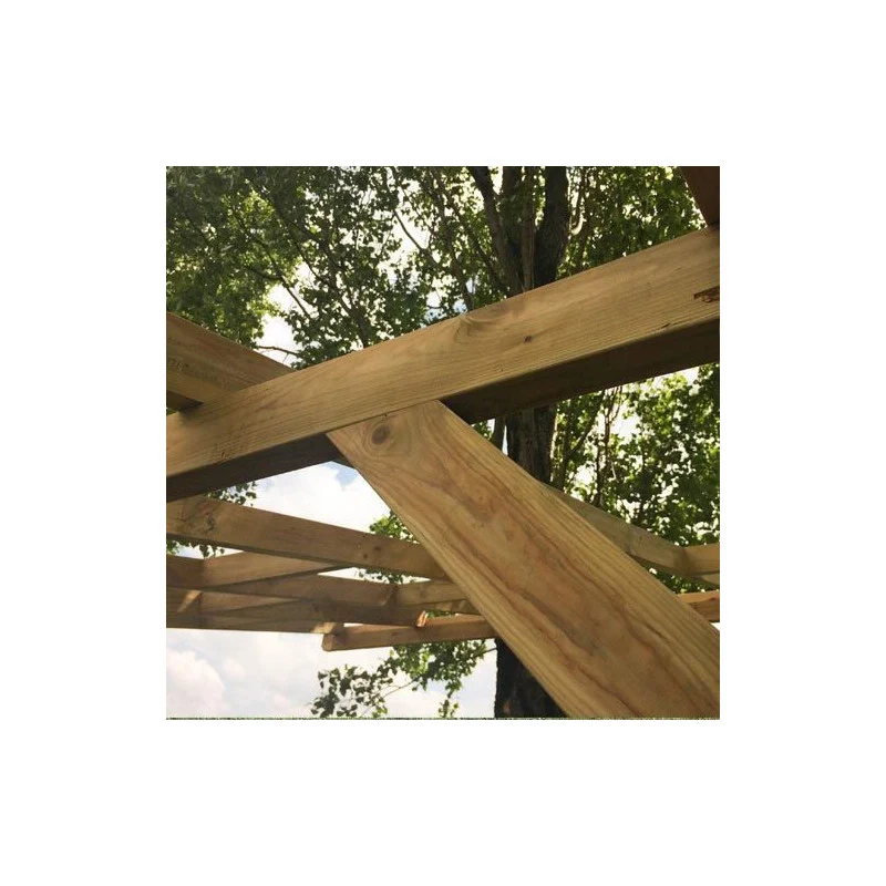 Tetto Couv'Terrasse® in Legno 3x6,8m - senza tetto - Image 3