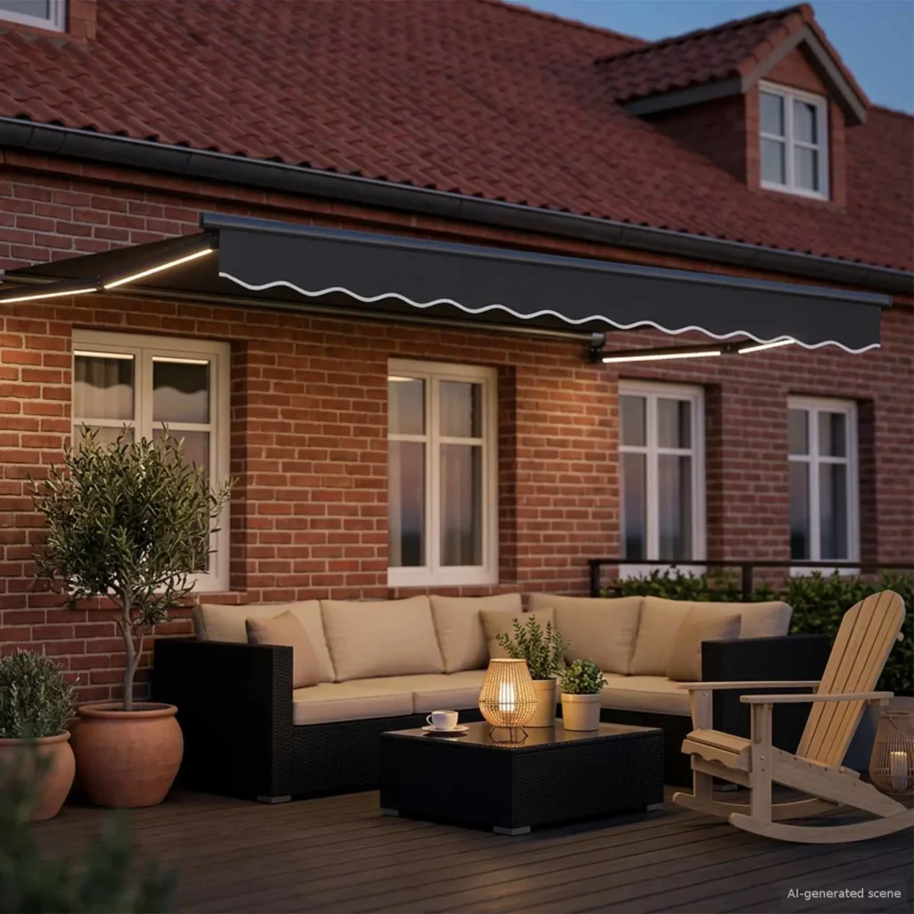 Tettuccio Elettrico Retrattile Antracite 3 x 2 m - Image 3