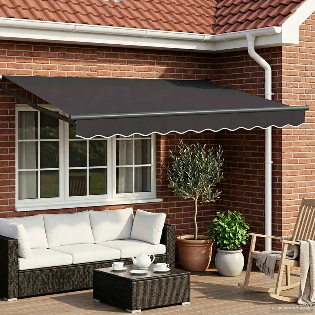 Tettuccio Elettrico Retrattile Antracite 3 x 2 m