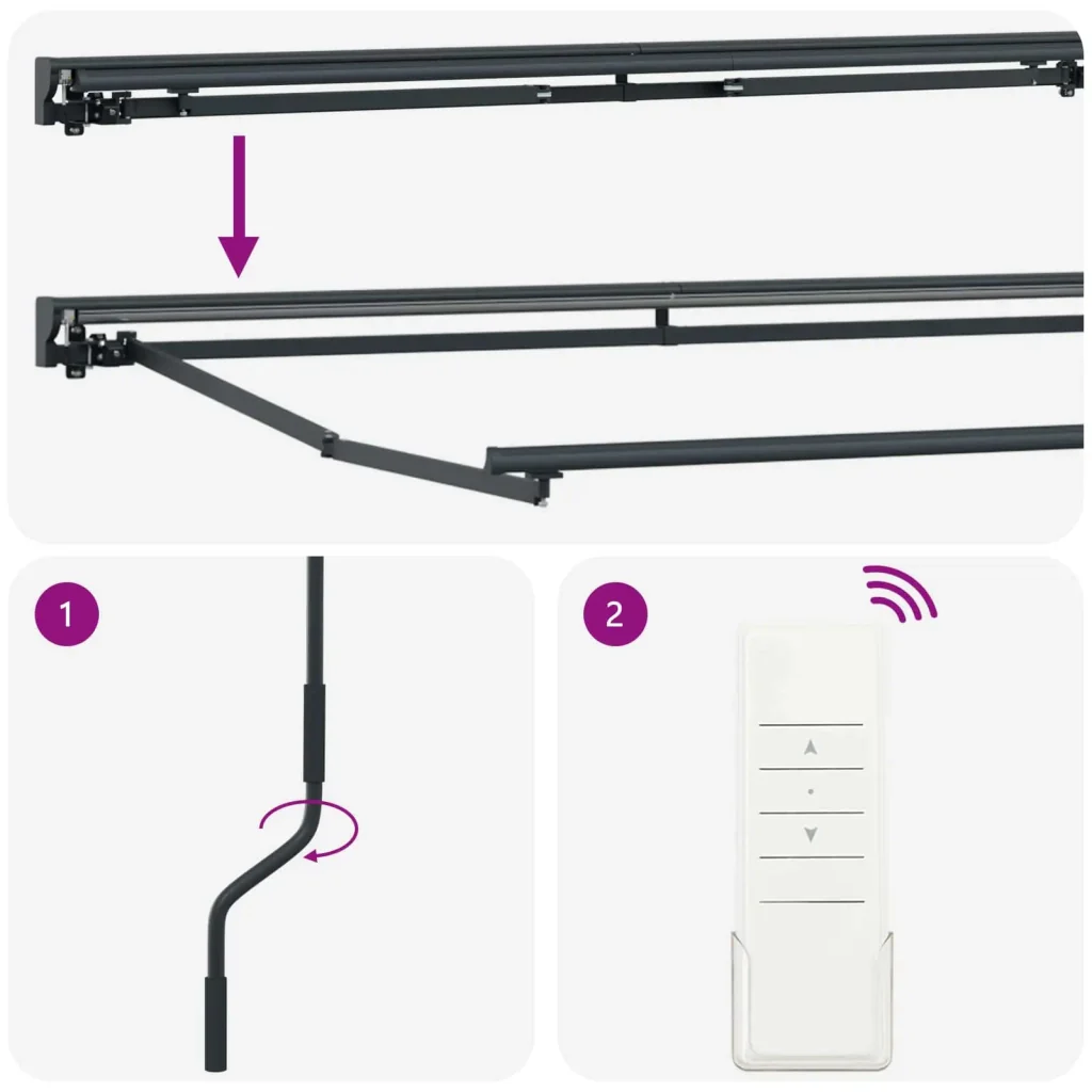 Tettuccio Elettrico Retrattile Antracite 3 x 2 m - Image 8