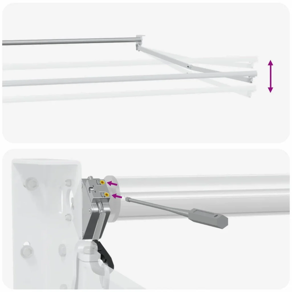 Tettuccio Elettrico Retrattile Beige 3,5 x 2 m - Image 9
