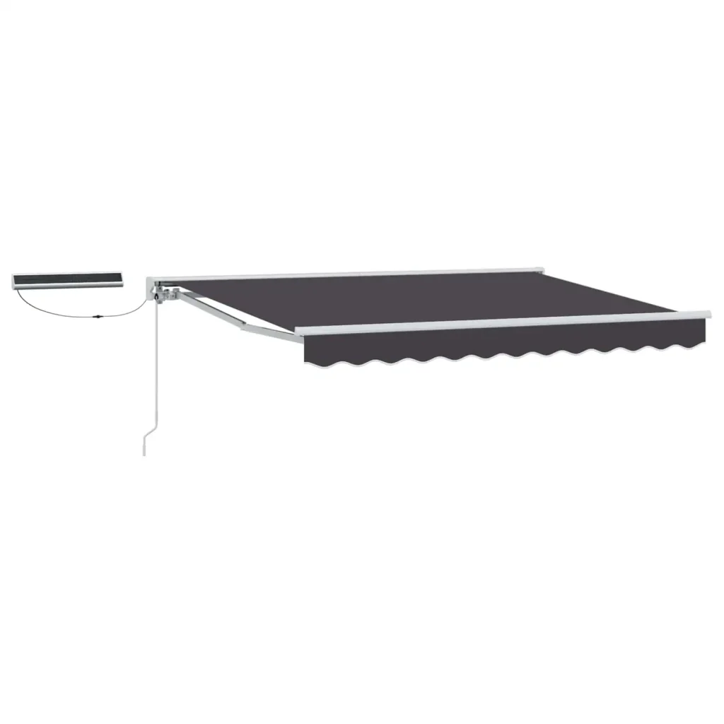 Tettuccio Elettrico Retrattile Bianco e Antracite 3 x 2 m - Image 2