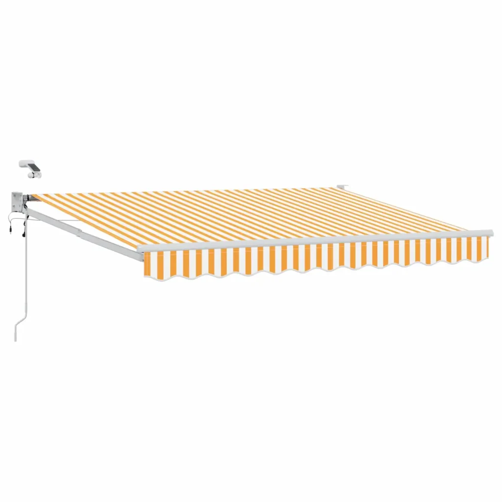 Tettuccio Elettrico Retrattile Giallo e Bianco 3,5 x 2 m - Image 2