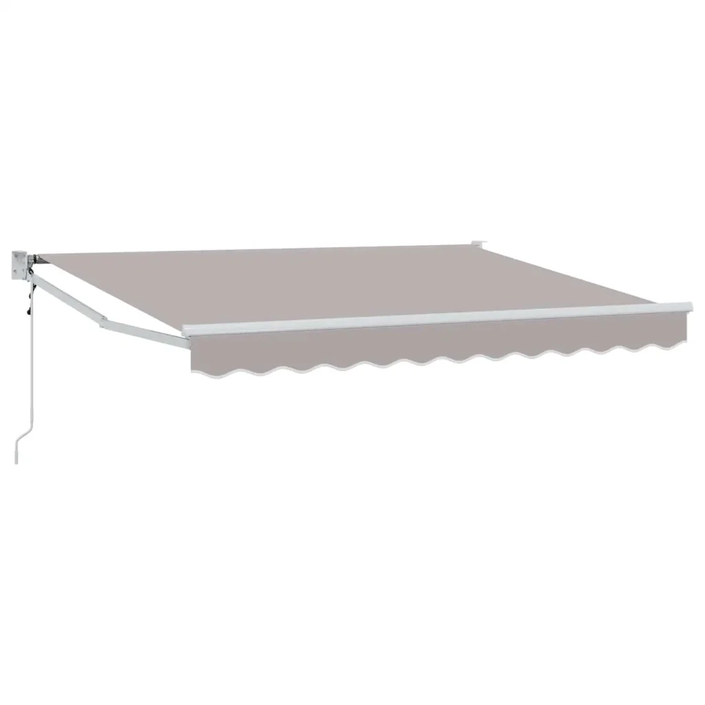 Tenda retrattile Grigio Chiaro 3 x 2 m Poliestere e Metallo 3418976 - Image 2