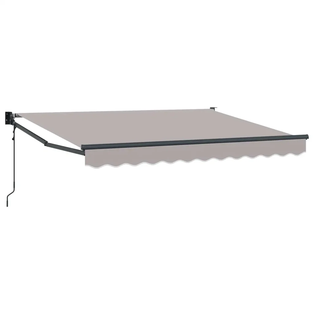Tenda retrattile Grigio Chiaro 3 x 2 m Poliestere e Metallo 3419128 - Image 2