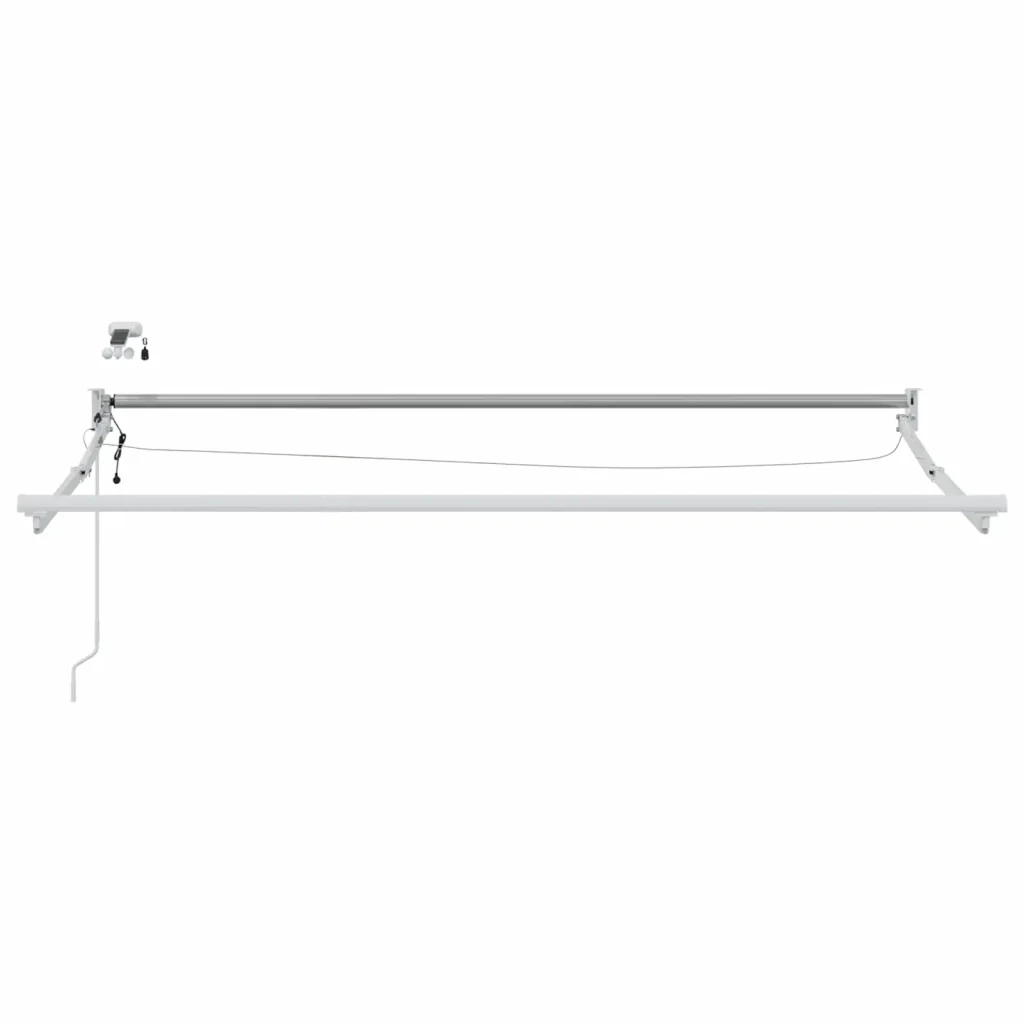 Tettuccio Elettrico Retrattile Grigio chiaro 3 x 2 m 3419546 - Image 7