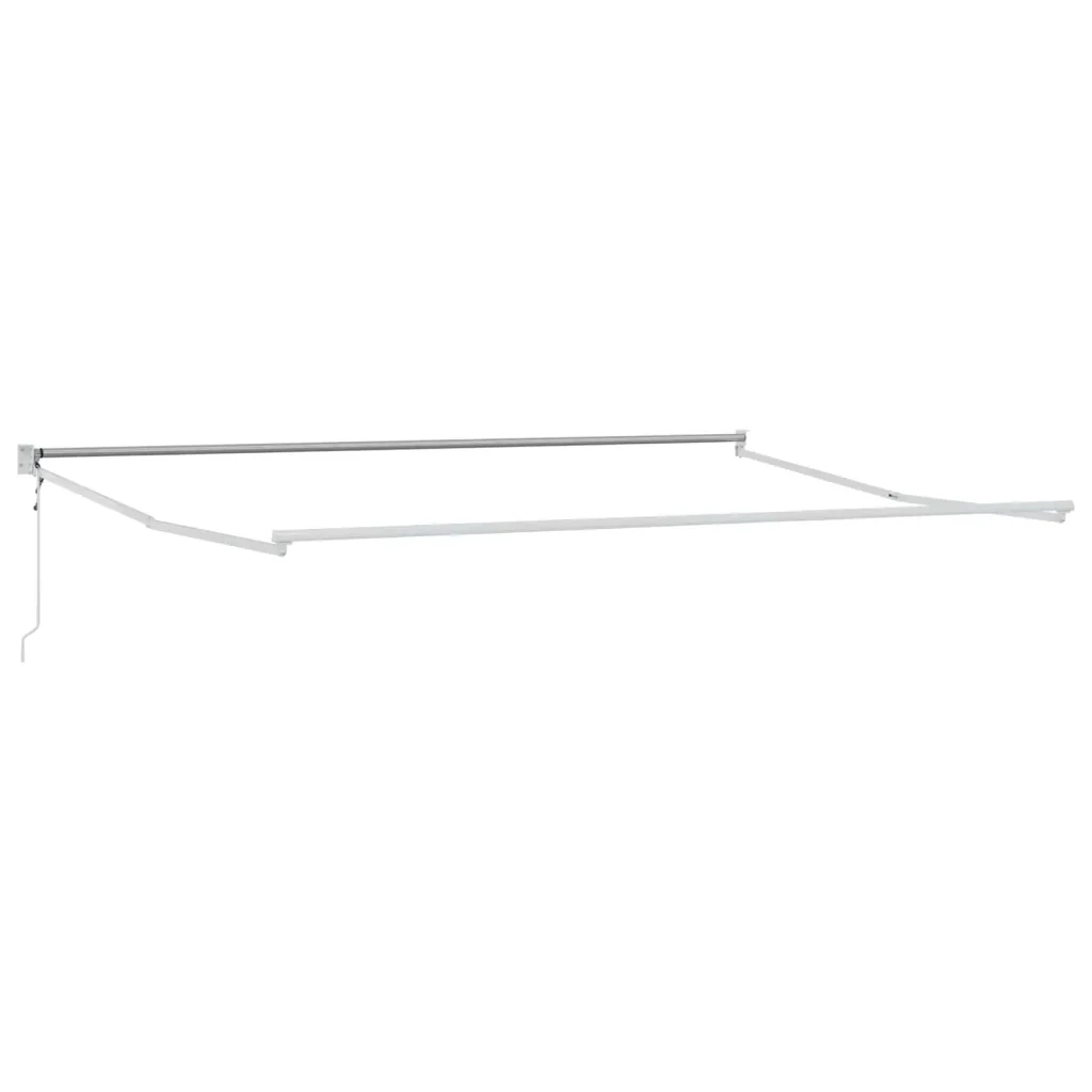 Tenda retrattile Grigio Chiaro 4 x 2 m Poliestere e Metallo 3419014 - Image 3