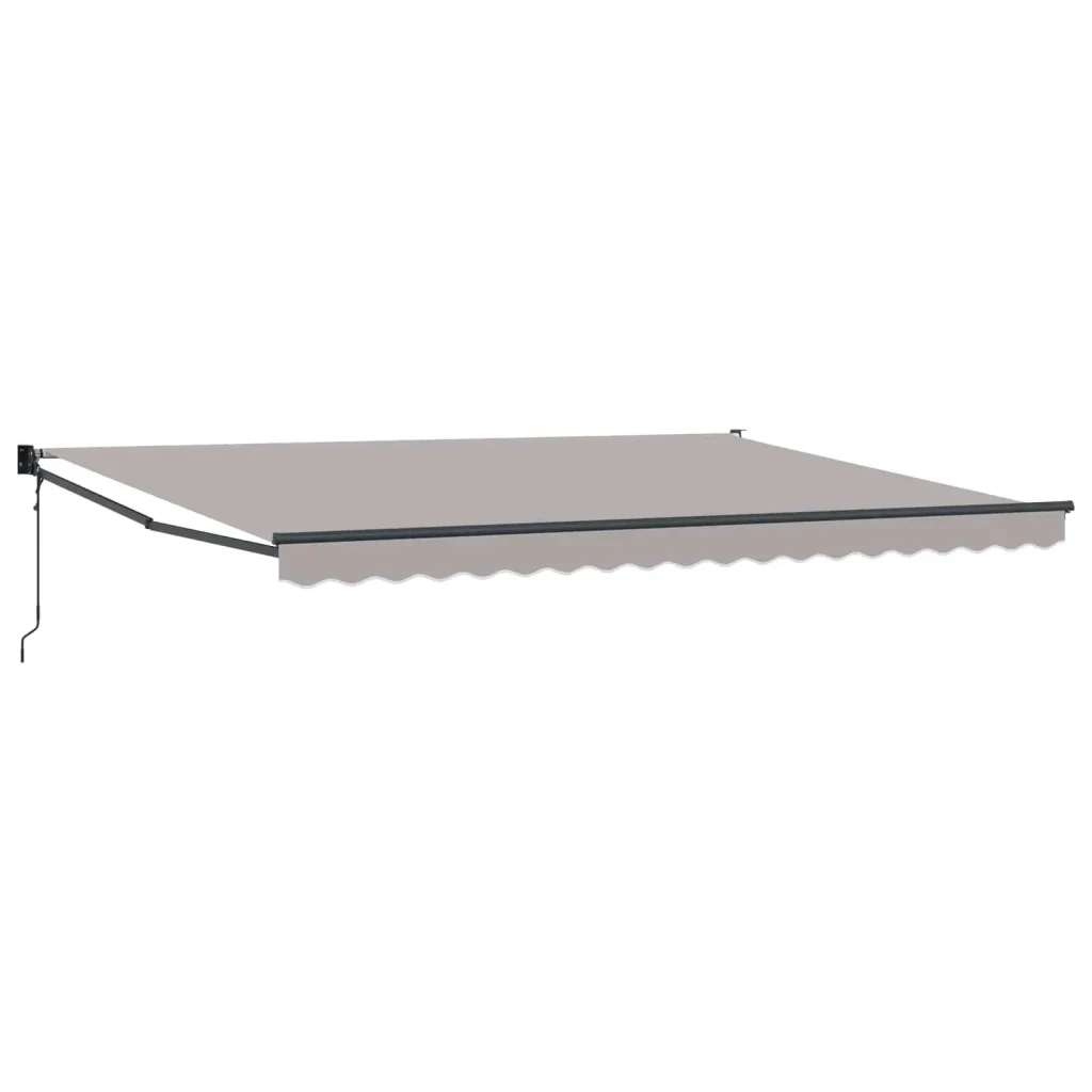 Tenda retrattile Grigio Chiaro 4 x 2 m Poliestere e Metallo 3419166 - Image 2