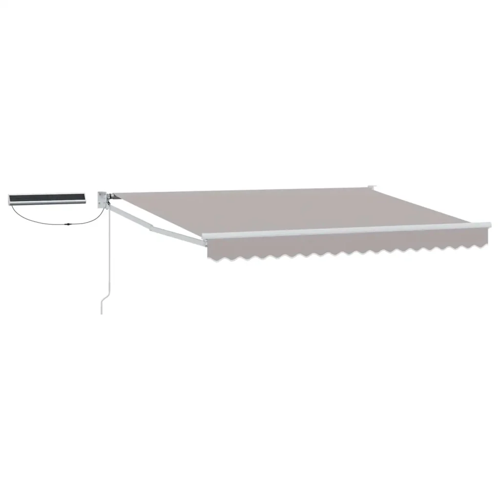 Tettuccio Elettrico Retrattile Grigio chiaro e bianco 2,5 x 2 m 3419869 - Image 2