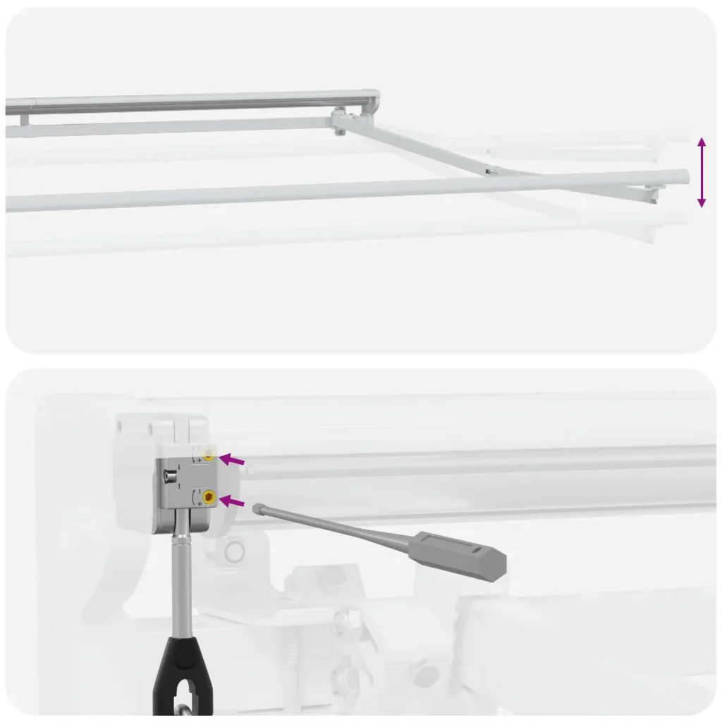 Tettuccio Elettrico Retrattile Grigio chiaro e bianco 2,5 x 2 m 3421708 - Image 10