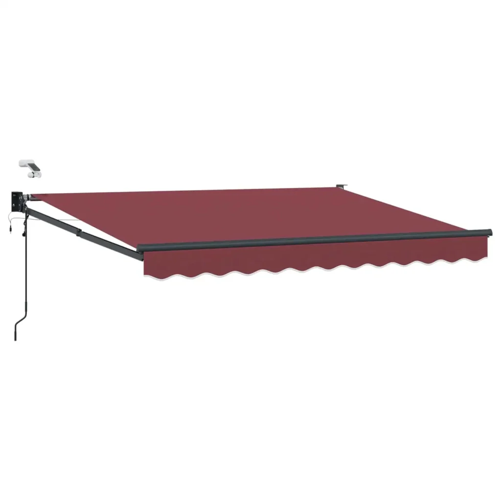 Tettuccio Elettrico Retrattile Rosso Borgogna 3,5 x 2 m - Image 2
