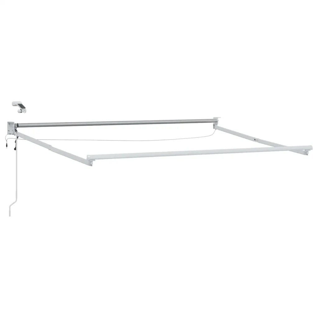 Tettuccio Elettrico Retrattile Verde e Bianco 3 x 2 m 3419549 - Image 4