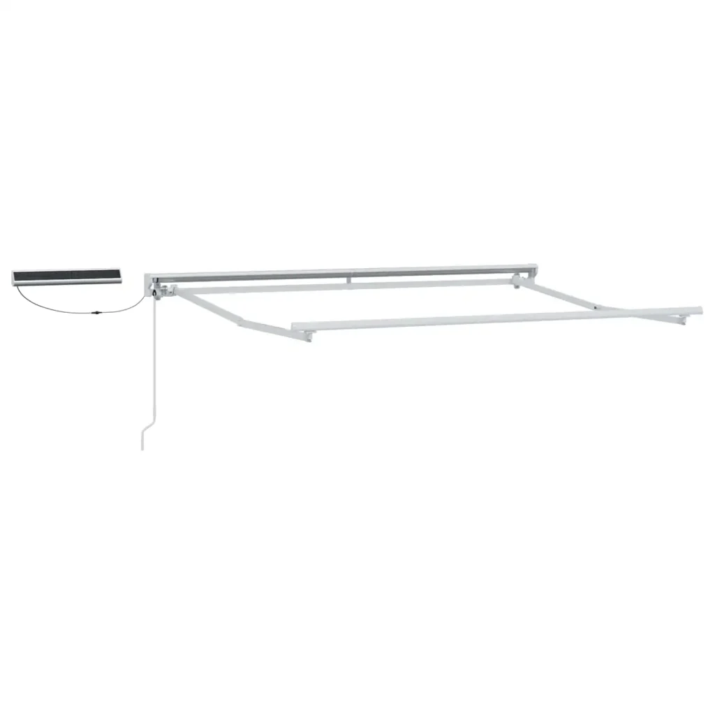Tettuccio Elettrico Retrattile Verde e Bianco 3 x 2 m 3421730 - Image 3