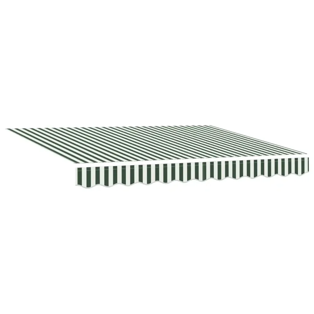 Tettuccio Elettrico Retrattile Verde e Bianco 3 x 2 m 3421730 - Image 4
