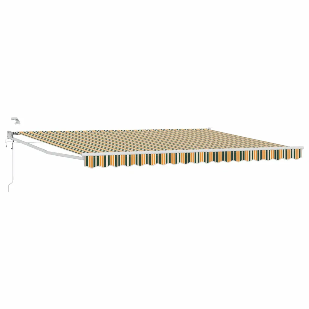 Tettuccio Elettrico Retrattile Verde e Giallo 4,5 × 3 m - Image 2