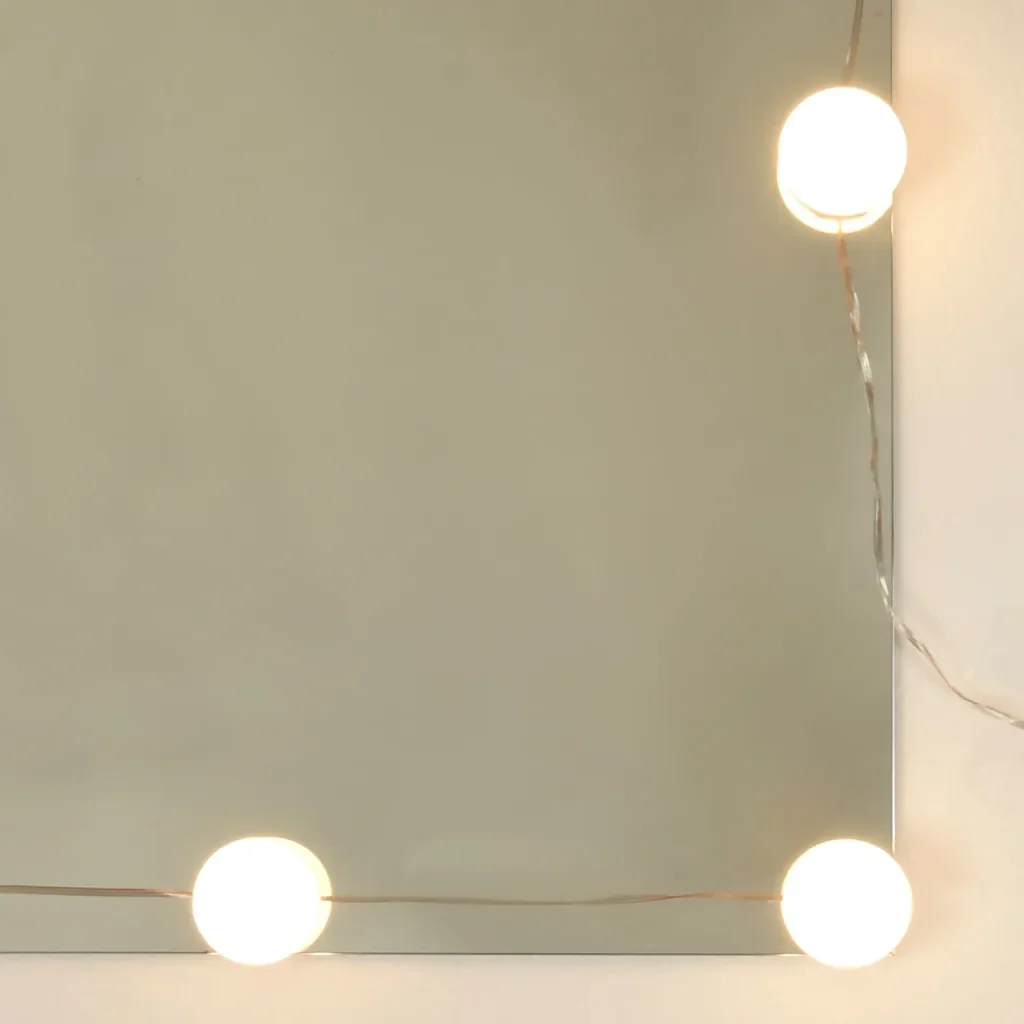 Toeletta con LED Bianco Lucido 60x40x140 cm 808834 - Image 7