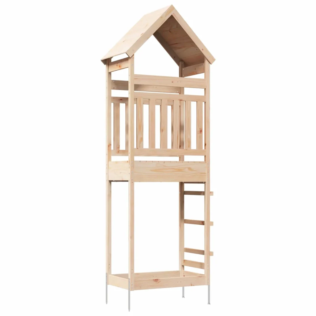 Torre da Gioco per Esterni Naturale Legno di pino massiccio 826529 - Image 5