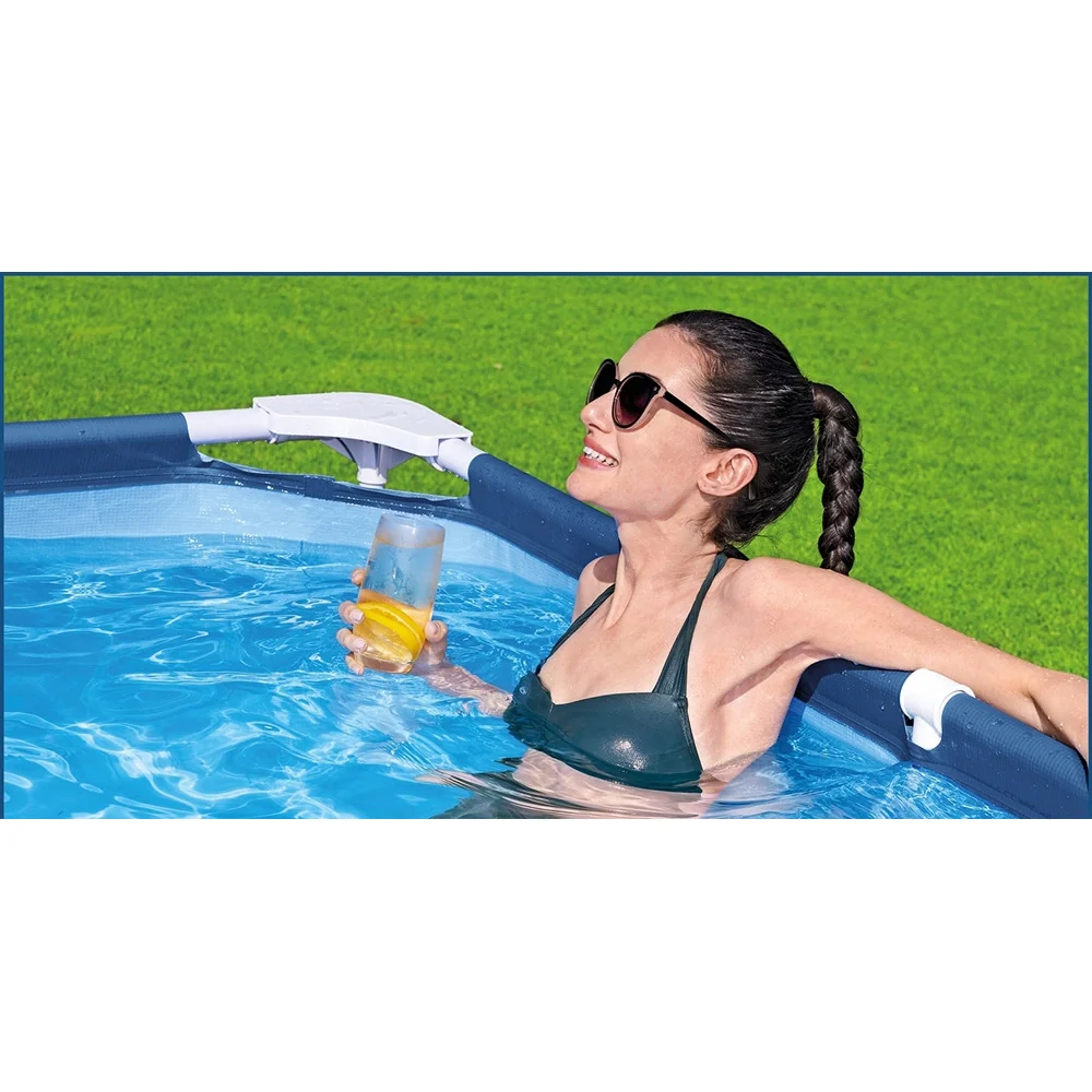 Trade Shop - Piscina Rettangolare Fuori Terra Steel Pro Frame Senza Pompa Con Struttura 259x170x61cm 56403 - - Image 8