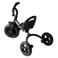 Triciclo per Bimbo con Campanello, Parafango, Ruota Speciale, Nero, 79x50.5x58cm - Image 8