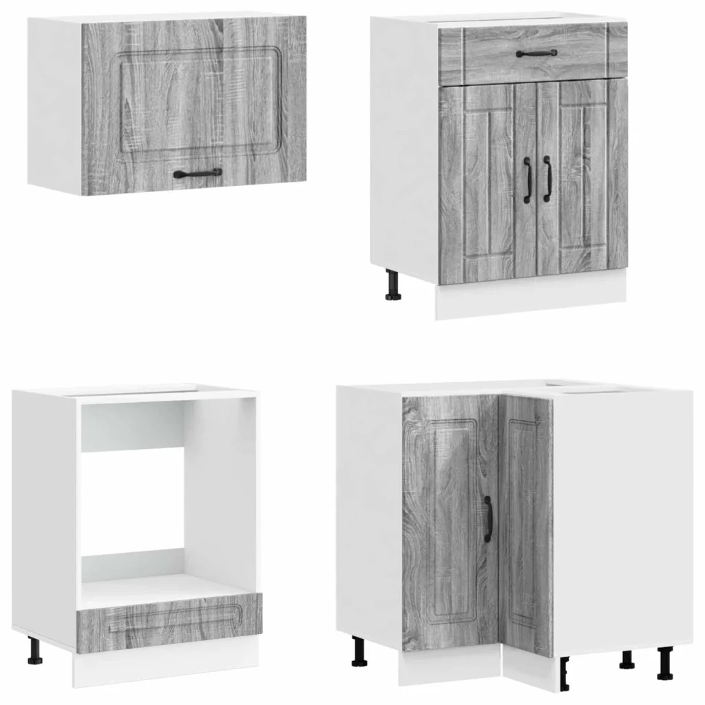 Unità Cucina KALMAR 8 pcs Sonoma grigio Legno ingegnerizzato 3438463 - Image 3