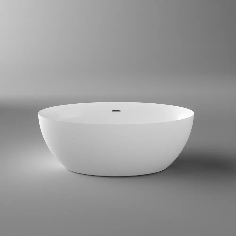 Vasca da bagno freestanding 160cm bianco lucido Mod. Leonor - Image 2